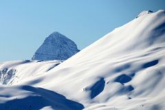 07F Mount Assiniboine And Quartz Hill From Top Of Strawberry Chair At Banff Sunshine Ski Area